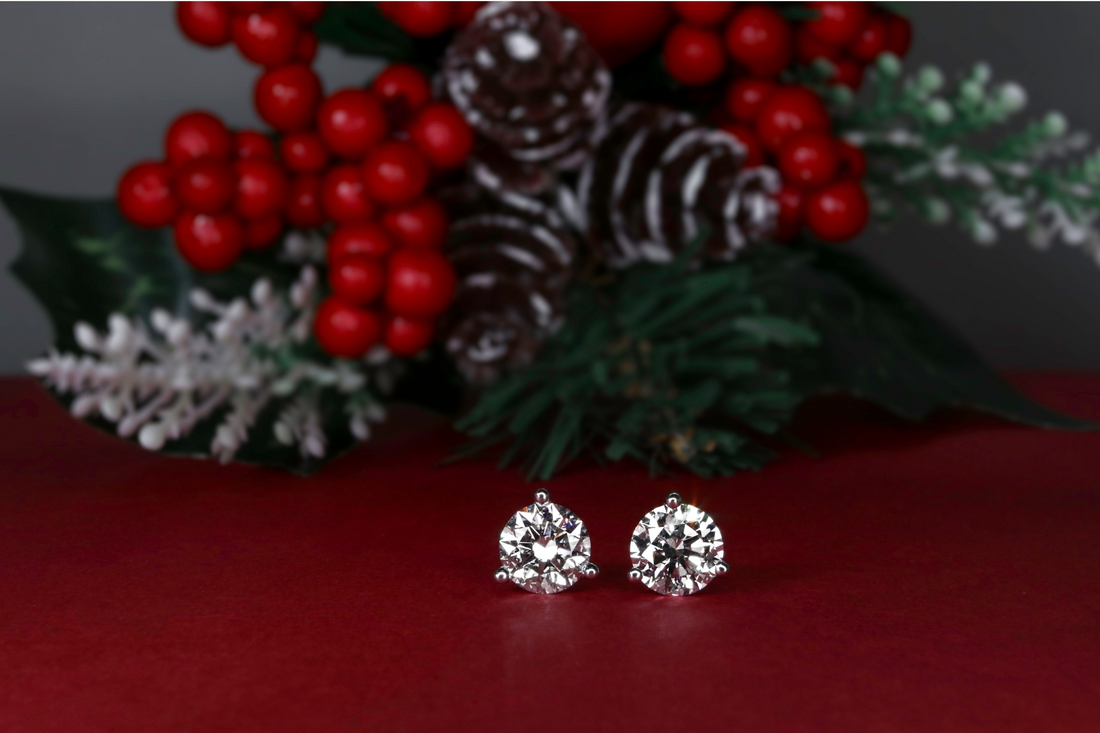 The Perfect Last Minute Gift Idea Diamond Stud Earrings