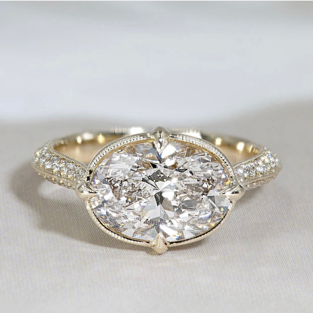 East West Engagement Rings