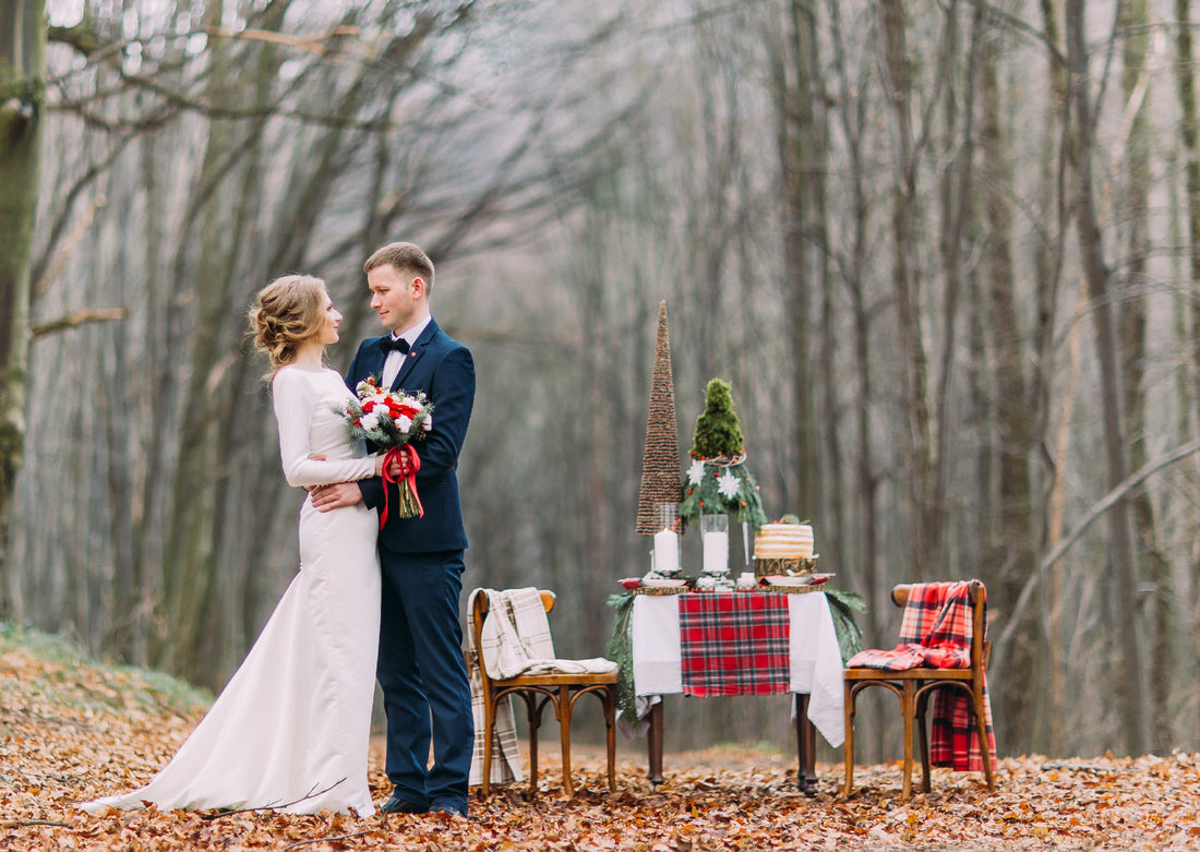Plaid The Perfect Element For Your Winter Wedding